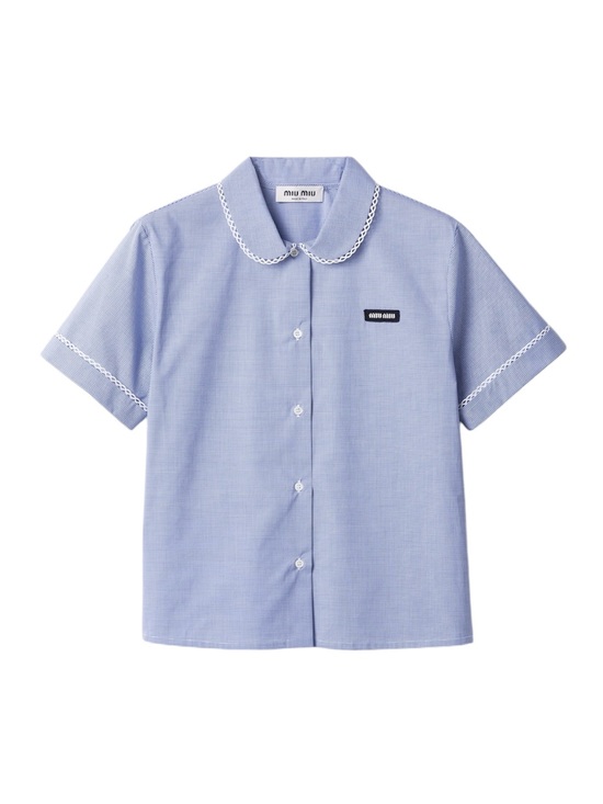 Miu Miu Tops - Miu Miu Gingham shirt It36